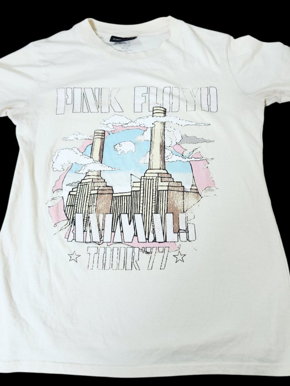 Pink Floyd Animals Tour '77 Daydreamer Graphic T-Shirt Women's Size X Small